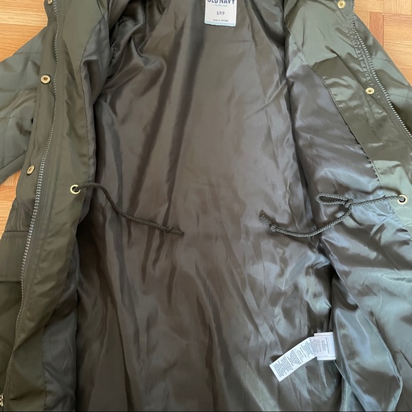 BNWT Old Navy Army Green Quilted Jacket - Small - Picture 7 of 10